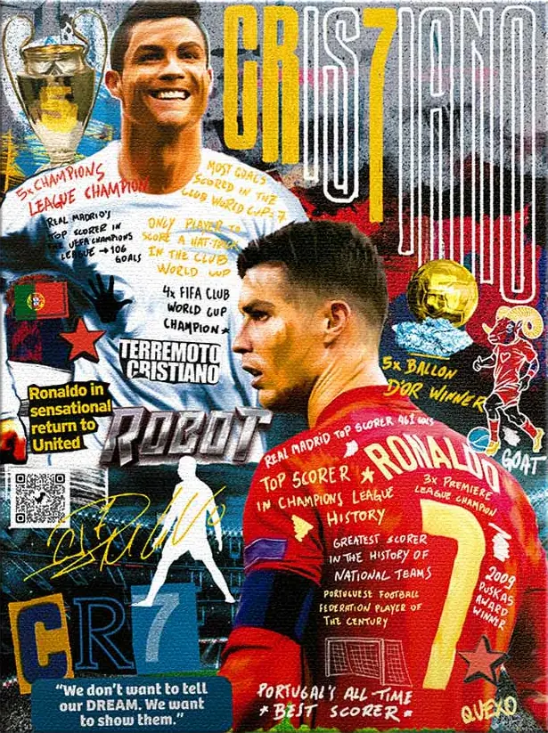 Ein Bild von Christiano Ronaldo ist mehr als nur ein Stück Dekoration. Es ist eine Quelle der Inspiration, ein Symbol der Hingabe und eine Erinnerung daran, dass Träume wahr werden können. Ein Muss für jeden Fußballfan und eine stilvolle Ergänzung für jede Sammlung.